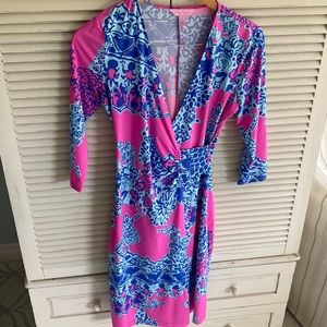 Like new Lilly Pulitzer pink Yvette Dress small